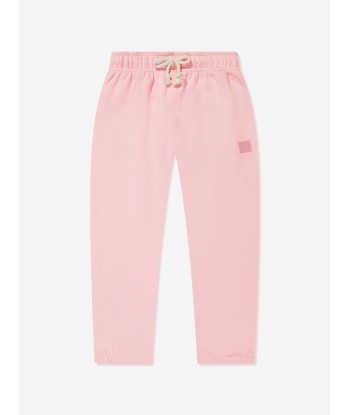 Acne Studios Kids Logo Joggers in Pink pas cher