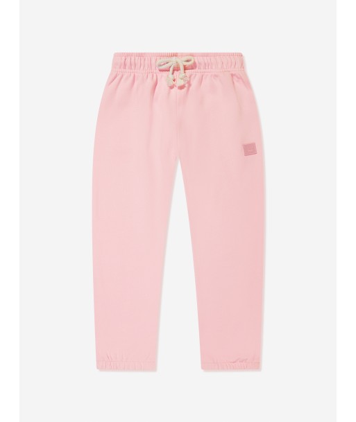 Acne Studios Kids Logo Joggers in Pink pas cher