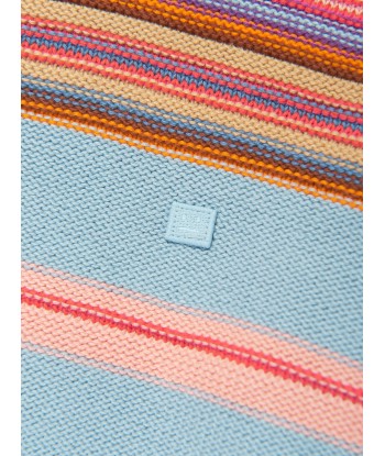 Acne Studios Kids Striped Jumper in Blue brillant des détails fins