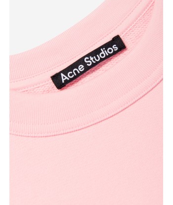 Acne Studios Kids Logo Sweatshirt in Pink shop