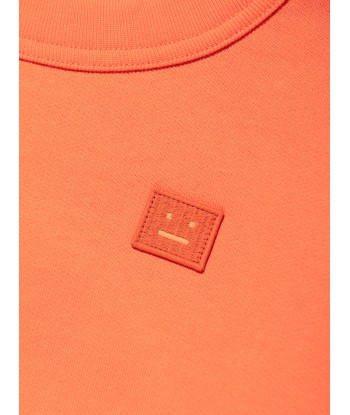 Acne Studios Kids Logo Sweatshirt in Orange Livraison rapide