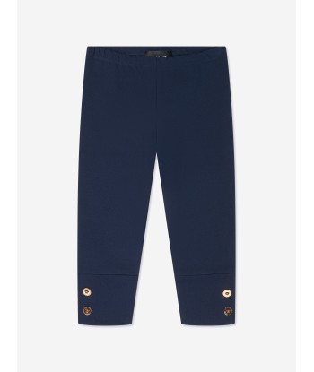 Versace Baby Girls Jersey Leggings in Navy offre 