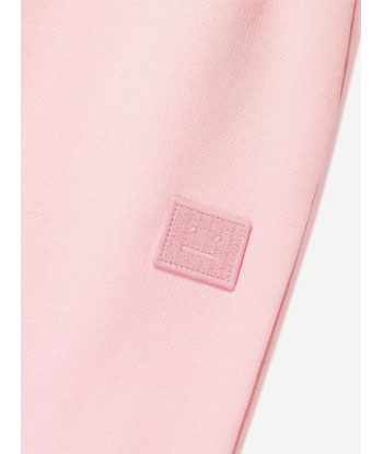 Acne Studios Kids Logo Joggers in Pink pas cher