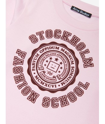 Acne Studios Kids Varsity Sweatshirt in Pink meilleur choix