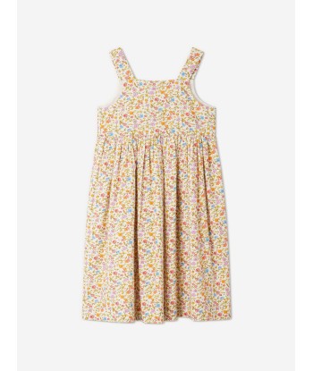 Bonpoint Girls Laly Floral Pinafore Dress in Multicolour 2023