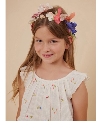 Bonpoint Girls Fleurice Floral Headband in Multicolour en ligne des produits 