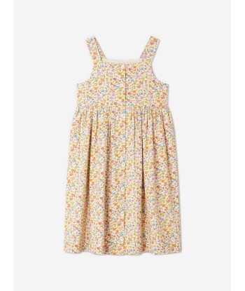 Bonpoint Girls Laly Floral Pinafore Dress in Multicolour 2023