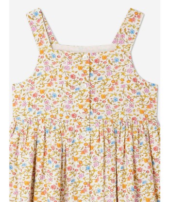 Bonpoint Girls Laly Floral Pinafore Dress in Multicolour 2023