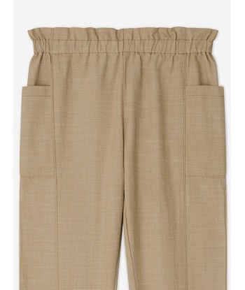 Bonpoint Girls Tiche Trousers in Beige online