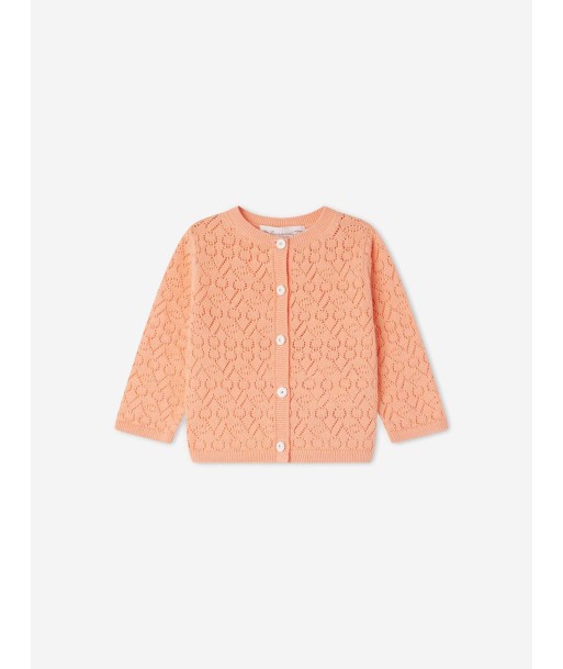 Bonpoint Baby Girls Clayel Cardigan in Orange Livraison rapide