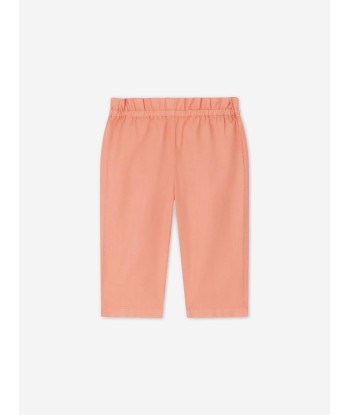 Bonpoint Baby Girls Luciole Trousers in Orange meilleur choix