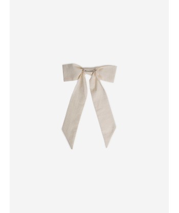 Bonpoint Girls Bow Hair Clip in Ivory de technologie