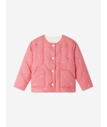 Bonpoint Girls Baila Padded Jacket in Pink Livraison rapide