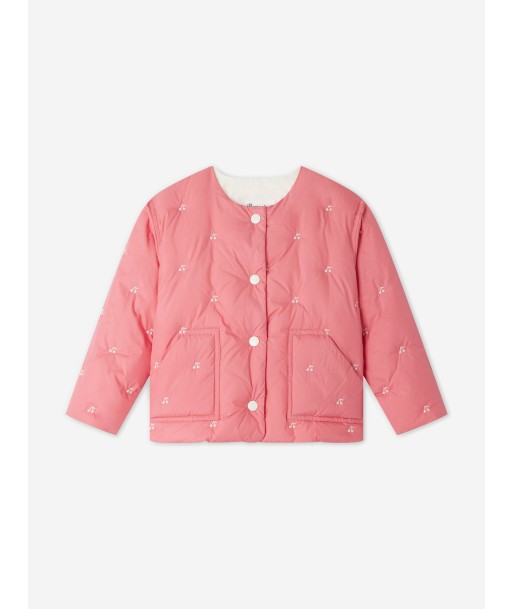 Bonpoint Girls Baila Padded Jacket in Pink Livraison rapide