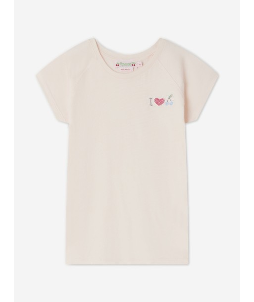 Bonpoint Girls Asmae T-Shirt in Pink est présent 