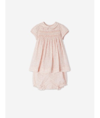 Bonpoint Baby Girls Smocked Joyful Dress in Pink 50-70% off 