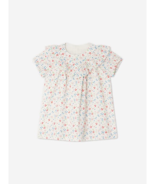 Bonpoint Baby Girls Falbalili Floral Dress in Multicolour destockage