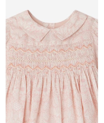 Bonpoint Baby Girls Smocked Joyful Dress in Pink 50-70% off 