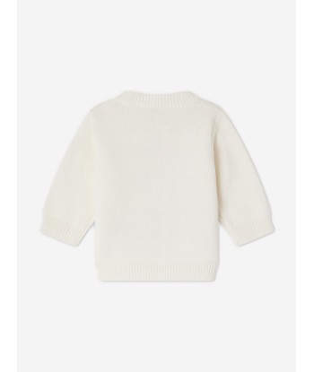 Bonpoint Baby Girls Almire Cashmere Jumper in Ivory soldes