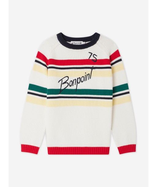 Bonpoint Boys Florencio Sweatshirt in Multicolour pas cher 