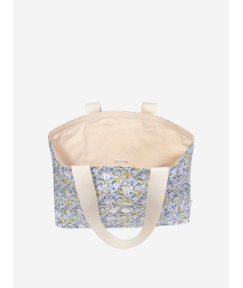 Bonpoint Girls Diba Floral Tote Bag in Blue (38.5cm) 50% de réduction en Octobre 2024