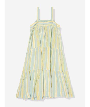 Bonpoint Girls Cora Pinafore Dress in Green suggérées chez