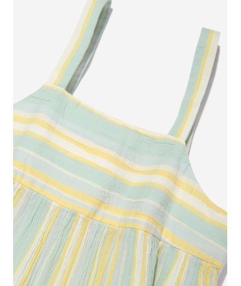 Bonpoint Girls Cora Pinafore Dress in Green suggérées chez