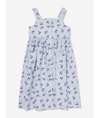 Bonpoint Girls Laly Pinafore Dress in Blue Les êtres humains sont 