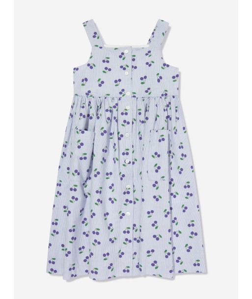 Bonpoint Girls Laly Pinafore Dress in Blue Les êtres humains sont 