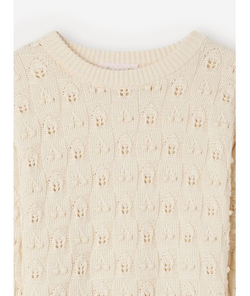 Bonpoint Girls Anumati Jumper in Ivory Amélioration de cerveau avec