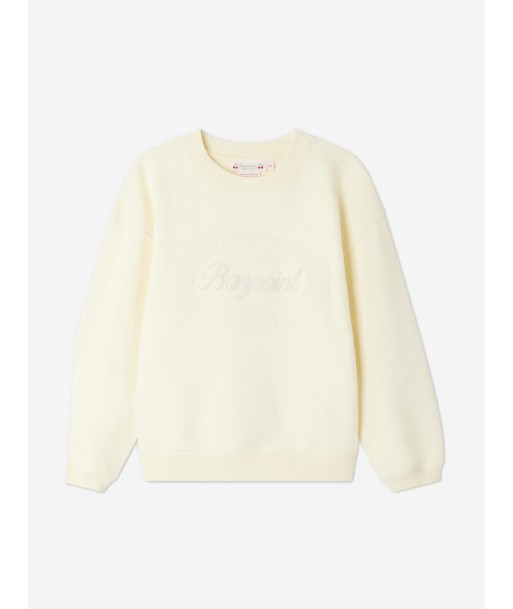 Bonpoint Girls Tayla Sweatshirt in Yellow livraison et retour toujours gratuits