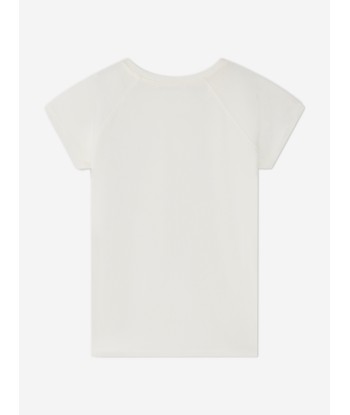 Bonpoint Girls Asmae T-Shirt in White hantent personnes