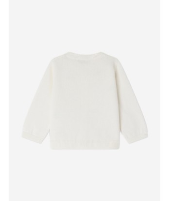 Bonpoint Baby Girls Claudie Cardigan in White Profitez des Offres !