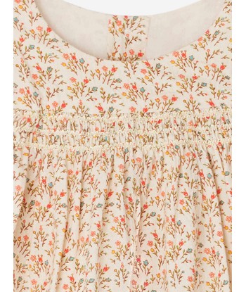 Bonpoint Baby Girls Bis Floral Dress in Beige Découvrez la collection