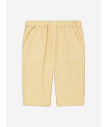 Bonpoint Baby Cotton Trousers in Yellow de France