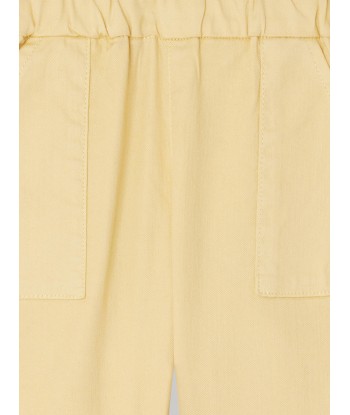 Bonpoint Baby Cotton Trousers in Yellow de France