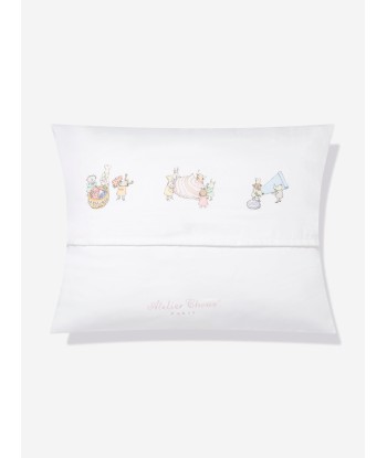 Atelier Choux Baby Satin Le Gateau Cushion Cover in Multicolour en stock