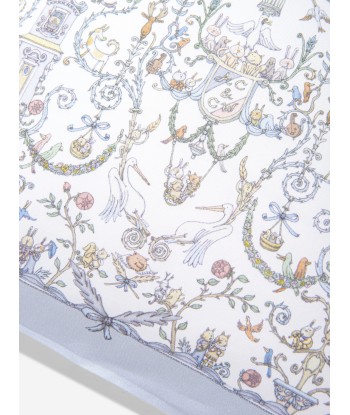 Atelier Choux Baby Boys Satin Toile De Jouy Atelier Choux & Caitlin Wilson Cushion Cover in Blue offre 