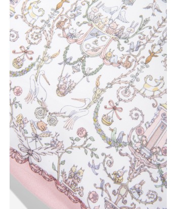 Atelier Choux Baby Girls Satin Toile De Jouy Atelier Choux & Caitlin Wilson Cushion Cover in Pink Dans la société mordern