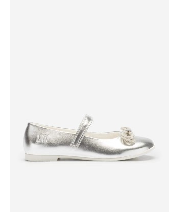 Lelli Kelly Girls Serena Ballerina Pumps in Silver en stock