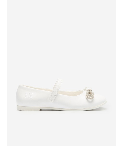 Lelli Kelly Girls Serena Ballerina Pumps in White Venez découvrir notre 