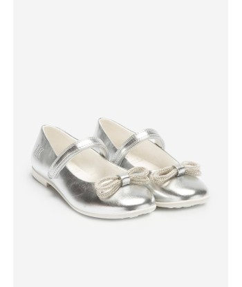 Lelli Kelly Girls Serena Ballerina Pumps in Silver en stock