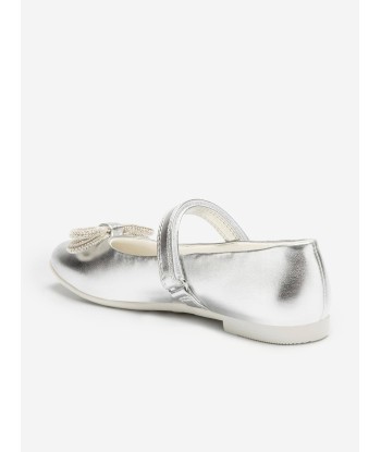 Lelli Kelly Girls Serena Ballerina Pumps in Silver en stock