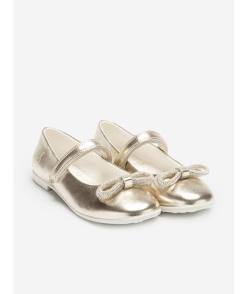 Lelli Kelly Girls Serena Ballerina Pumps in Gold Faites des économies