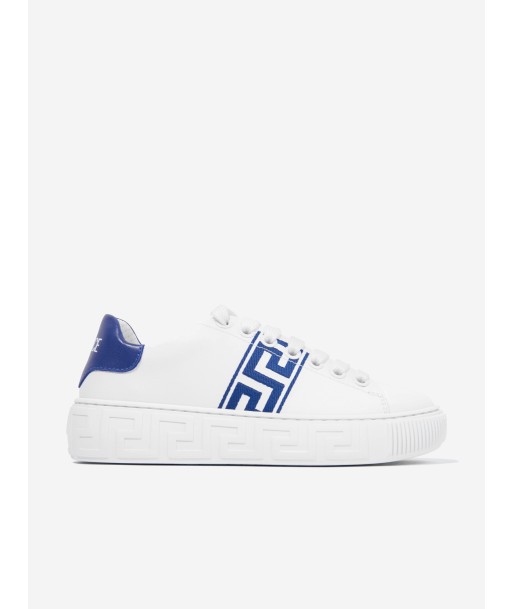 Versace Kids La Greca Trainers in White En savoir plus