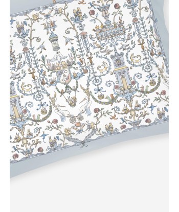 Atelier Choux Baby Boys Satin Toile De Jouy Atelier Choux & Caitlin Wilson Cushion Cover in Blue offre 