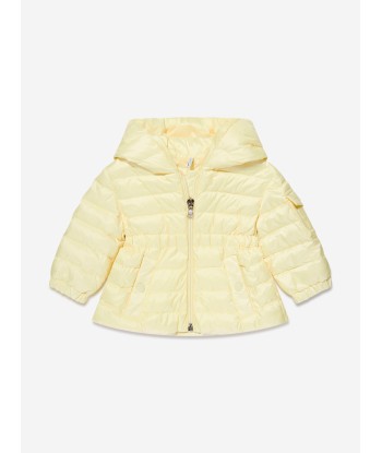 Moncler Enfant Baby Girls Down Padded Dalles Jacket in Yellow pour bénéficier 