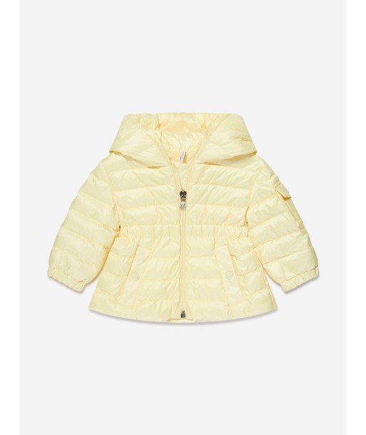 Moncler Enfant Baby Girls Down Padded Dalles Jacket in Yellow pour bénéficier 