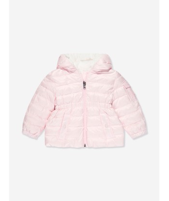 Moncler Enfant Baby Girls Down Padded Dalles Jacket in Pink de technologie