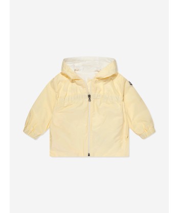 Moncler Enfant Baby Girls Raka Jacket in Yellow en stock